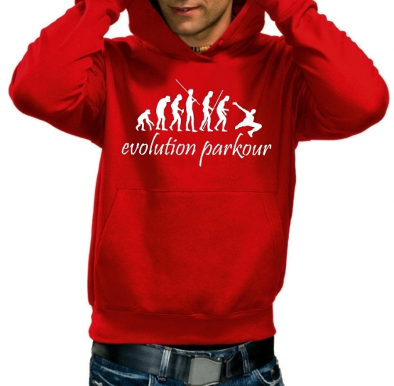 Parkour evolution Hoodie Sweatshirt S M L XL XXL XXXL