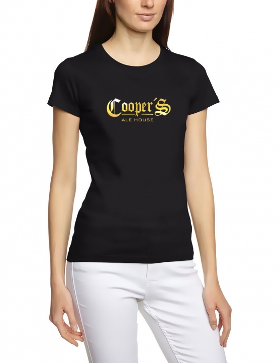 COOPERS - Ale House - schwarz/gold - King of Queens T-Shirt