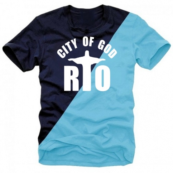 RIO CITY OF GOD - CUS - NAVY-SKY - S-XXXL