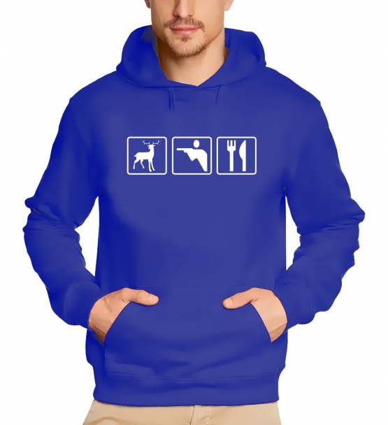 JÄGER HOODIE Sweatshirt Schützenkönig Grillen