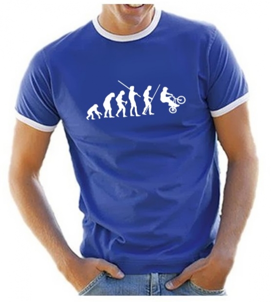 BMX Evolution Ringer Shirt T-Shirt vers. Farben