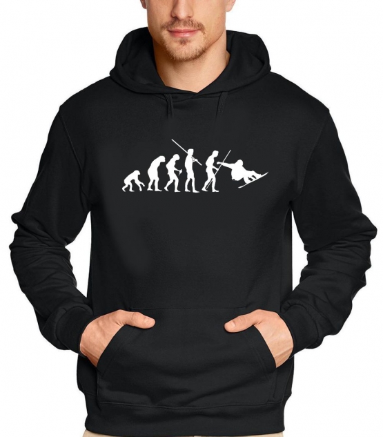 Snowboard Evolution Sweatshirt mit Kapuze Hoodie