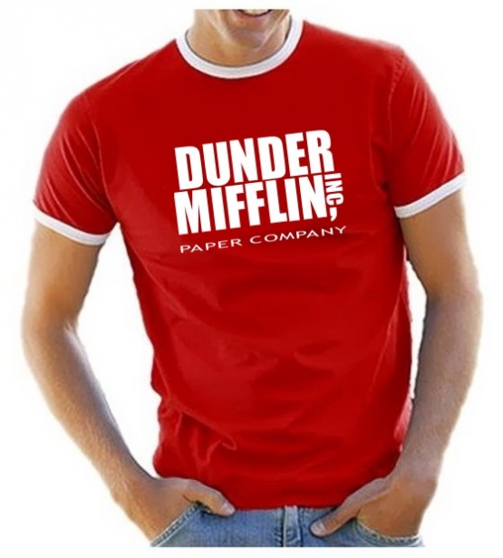 DUNDER MIFFLIN T-SHIRT S M L XL XXL XXXL