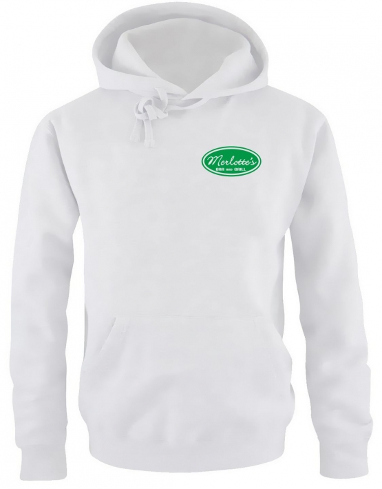 MERLOTTES bar & grill Hoodie Sweatshirt vorne + hinten