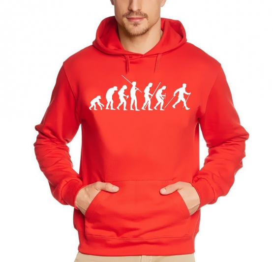 Nordic Walking Evolution Hoodie Sweatshirt