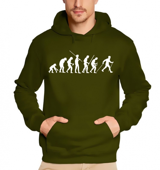 Nordic Walking Evolution Hoodie Sweatshirt