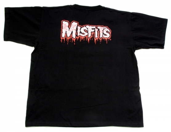 MISFITS - T-SHIRT DRUCK VORNE + HINTEN LOGO L + XL