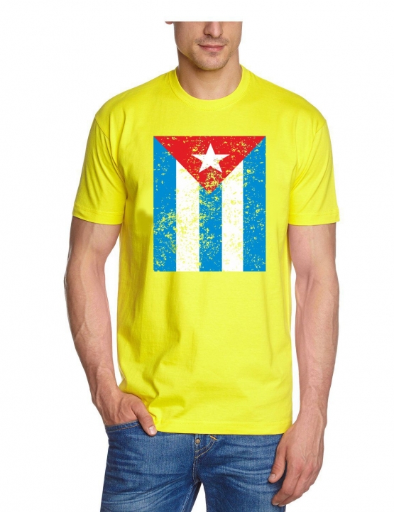 CUBA VINTAGE SHIRT KUBA T-SHIRT S - XXXL