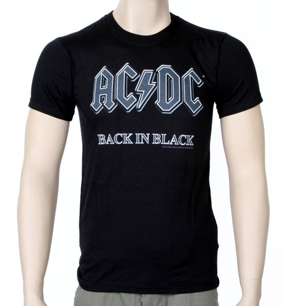 AC/DC - Back in Black - T-Shirt, Schwarz - S M L XL XXL