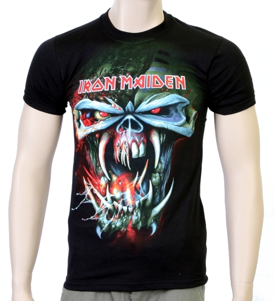 IRON MAIDEN - World Frontier Tour - Druck vorne + hinten -  - T-