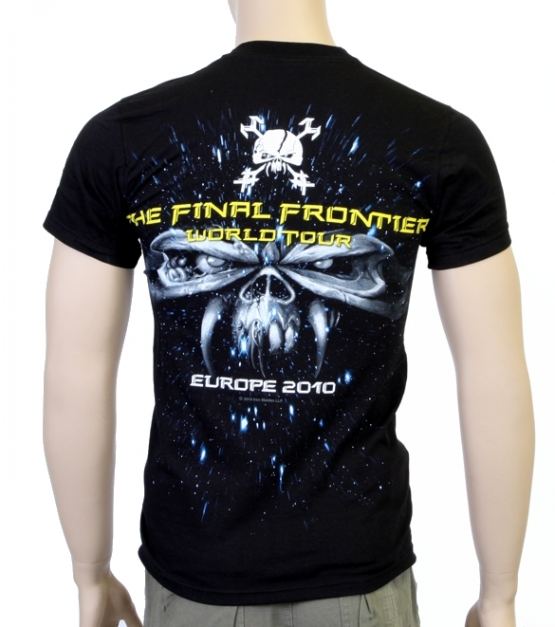 IRON MAIDEN - World Frontier Tour - Druck vorne + hinten -  - T-