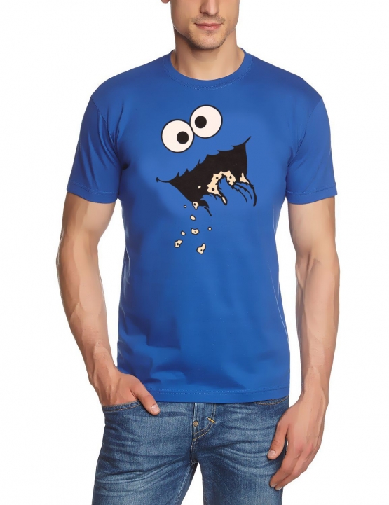 COOKIE MONSTER Sesamstasse T-Shirt S M L XL XXL