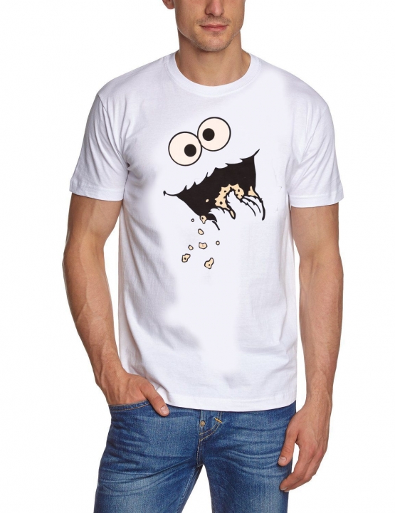 COOKIE MONSTER Sesamstasse T-Shirt S M L XL XXL