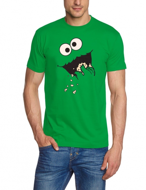 COOKIE MONSTER Sesamstasse T-Shirt S M L XL XXL