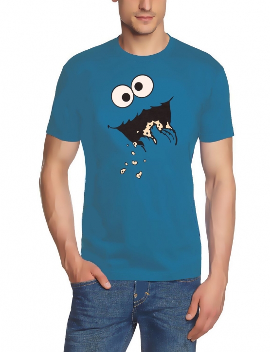 COOKIE MONSTER Sesamstasse T-Shirt S M L XL XXL