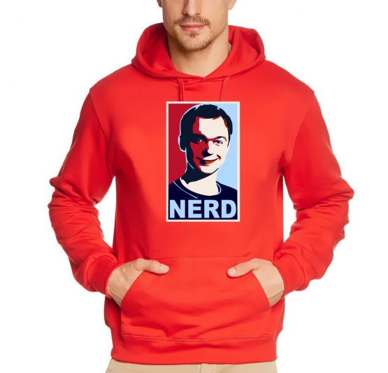 NERD Kapuzen Sweatshirt HOODIE S - XXXL