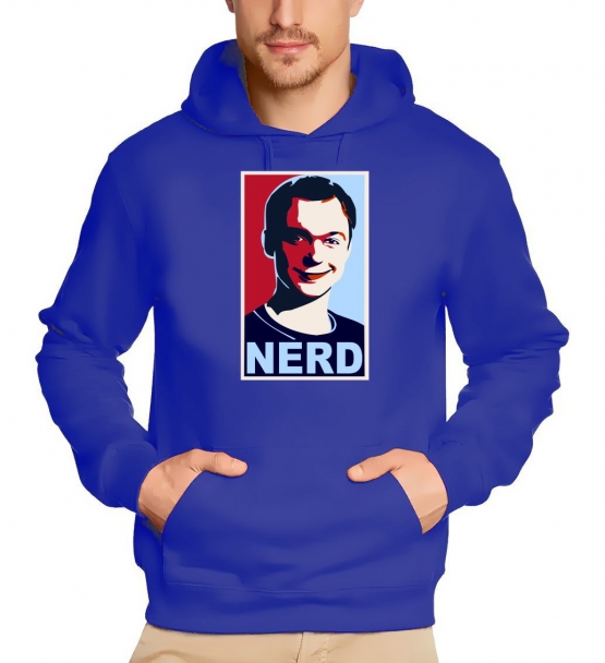 NERD Kapuzen Sweatshirt HOODIE S - XXXL