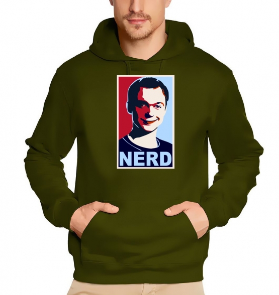 NERD Kapuzen Sweatshirt HOODIE S - XXXL