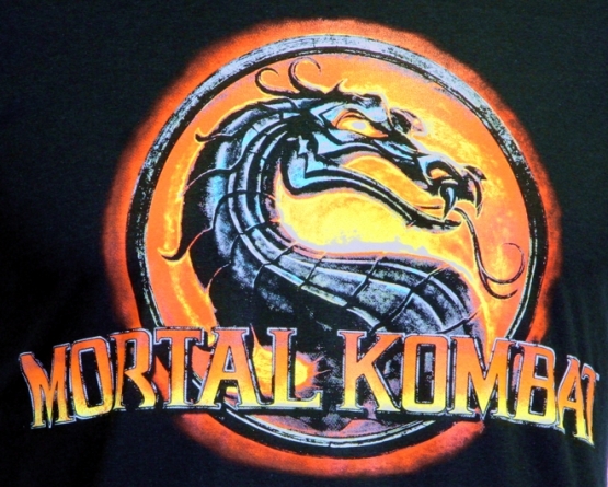 Mortal Kombat LOGO T-Shirt Dragon S M L XL