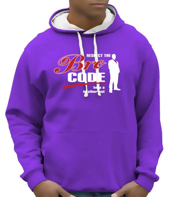 BRO CODE - HIMYM - HOODIE Sweatshirt mit Kapuze  -  div. Farben