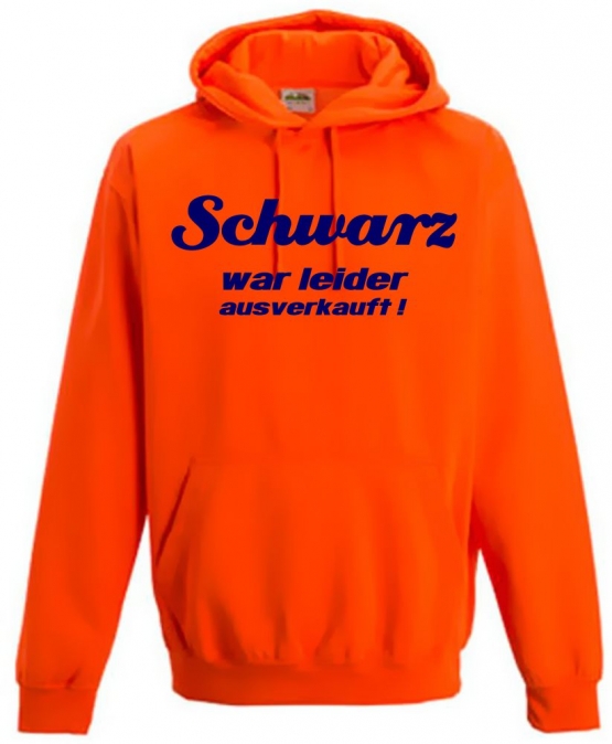 Schwarz war leider ausverkauft ! NEON SWEATSHIRT mit Kapuze HOOD