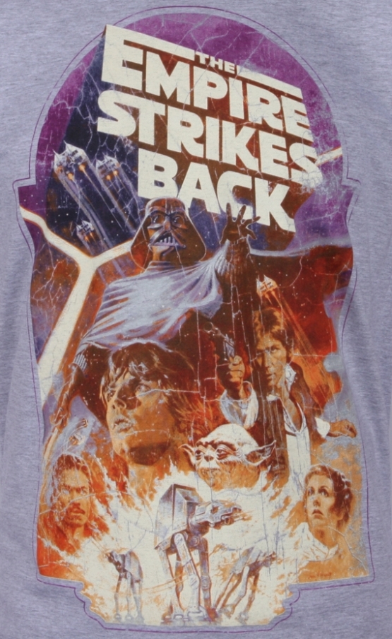 STAR WARS - The Empire Strikes Back - T-Shirt hellgrau S - XXL