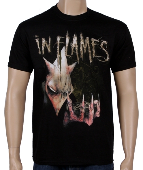 IN FLAMES LABYRINTH S M L XL Schwarz