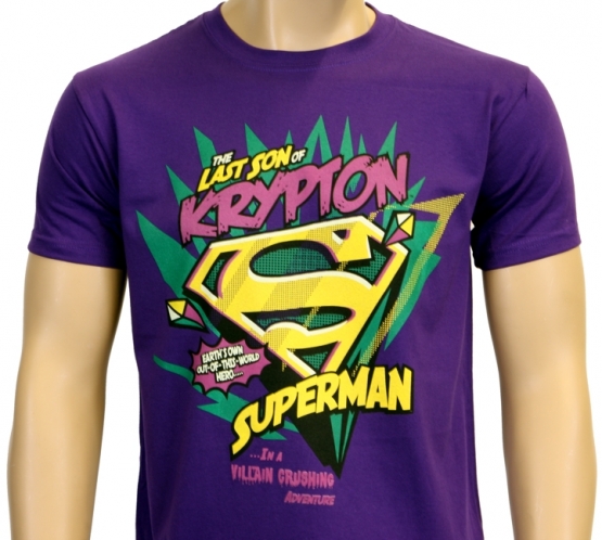 SUPERMAN - LAST SON OF KRYPTON - VIOLETT - T-shirt -