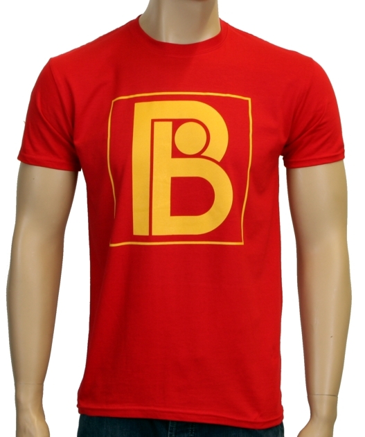 PLAN B, red - yellow Logo T-SHIRT