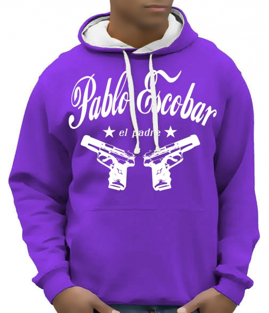 PABLO ESCOBAR - el padre Hoodie Sweatshirt der Pate Mafia - div.