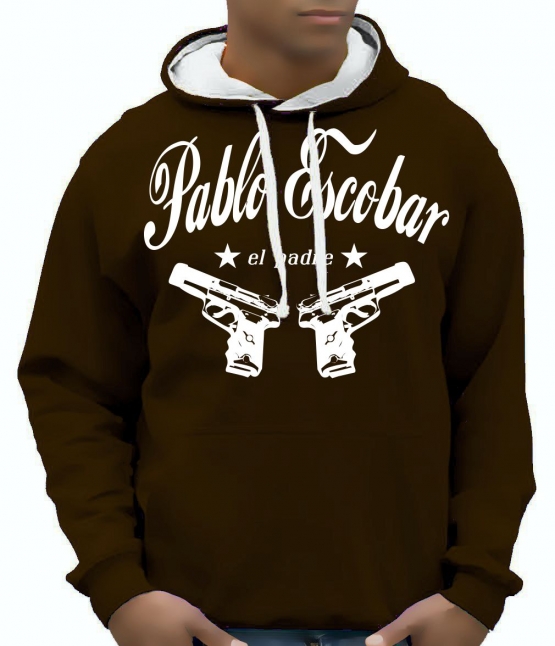 PABLO ESCOBAR - el padre Hoodie Sweatshirt der Pate Mafia - div.