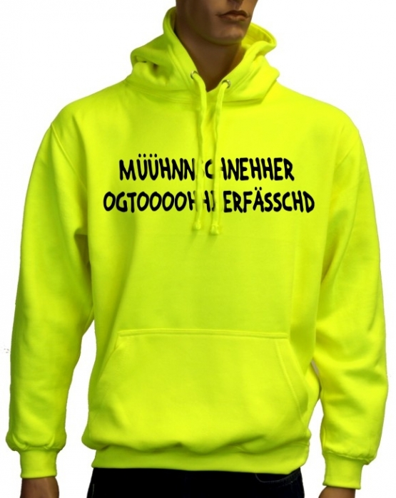 MÜHHNNCHÄHHNER OGGTOHPERHFÄSSCHD - Oktoberfest NEON SWEATSHIRT,