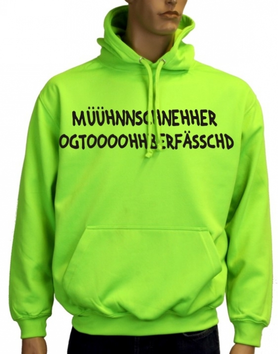 MÜHHNNCHÄHHNER OGGTOHPERHFÄSSCHD - Oktoberfest NEON SWEATSHIRT,