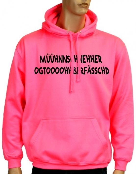 MÜHHNNCHÄHHNER OGGTOHPERHFÄSSCHD - Oktoberfest NEON SWEATSHIRT,