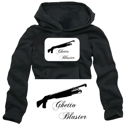 SWEATSHIRT Hoodie Action GHETTO-BLASTER HOODIE PULLOVER SWEATSHI