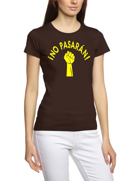 NO PASARAN ! Girly T-Shirt div. Farben S - XXXL