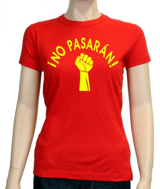 NO PASARAN ! Girly T-Shirt div. Farben S - XXXL