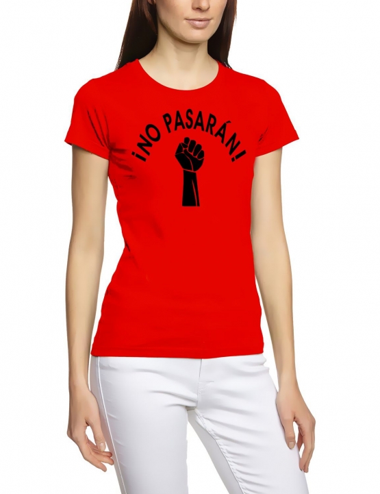 NO PASARAN ! Girly T-Shirt div. Farben S - XXXL