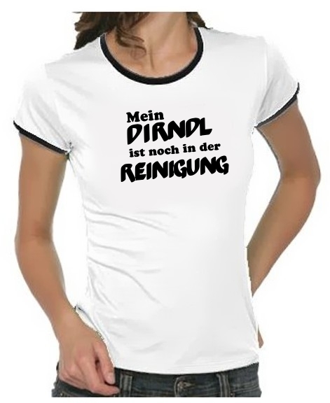 Mein Dirndl ist noch in der Reinigung ! Damen Ringer Oktoberfest