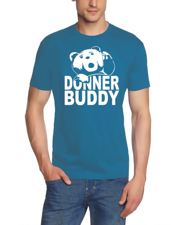 DONNER BUDDY - THUNDER SONG TEDDY fuck you thunder T-Shirt div.