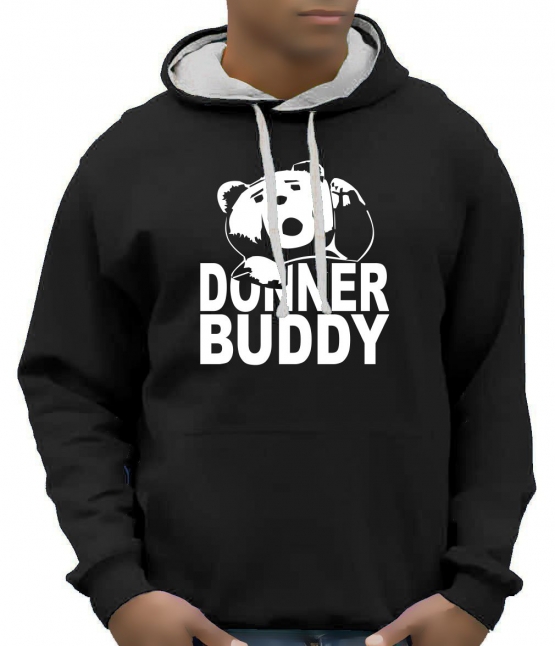 DONNER BUDDY  THUNDER SONG TEDDY fuck you thunder Sweatshirt mit