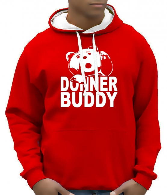 DONNER BUDDY  THUNDER SONG TEDDY fuck you thunder Sweatshirt mit