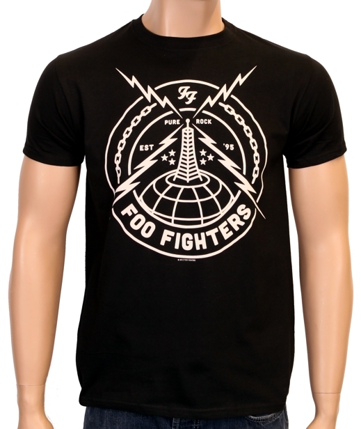 THE FOO FIGHTERS, BLACK STRIKE pure rock T-SHIRT