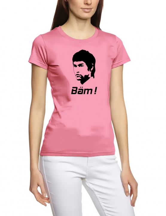 BÄM in your FACE Bruce Lee girly t-shirt pink S M L XL