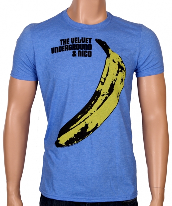 Velvet Underground - Shirt - Warhol Banane, Blau T-SHIRT S M L X