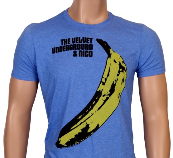 Velvet Underground - Shirt - Warhol Banane, Blau T-SHIRT S M L X