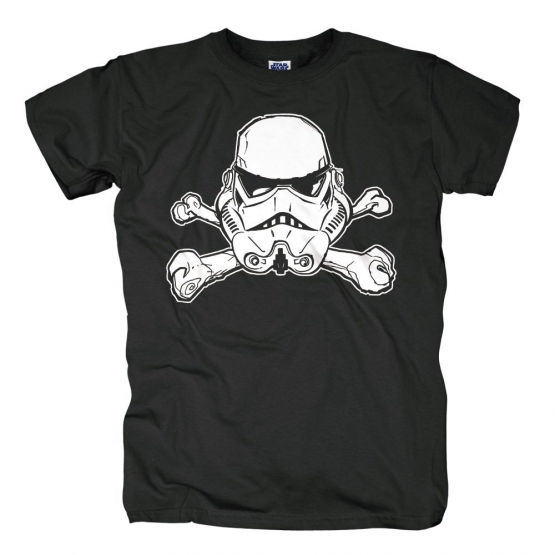 STAR WARS - KRIEG DER STERNE - T-Shirt TROOPER SKULL black S - X