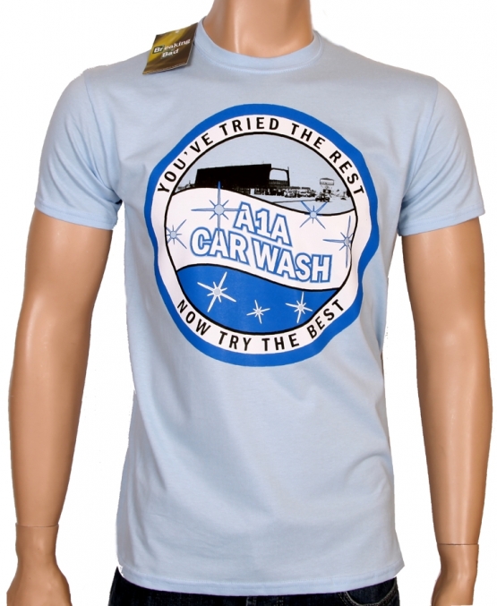 A1A CAR WASH - HEISENBERG ORIGINAL - BREAKING BAD T-SHIRT SKY -