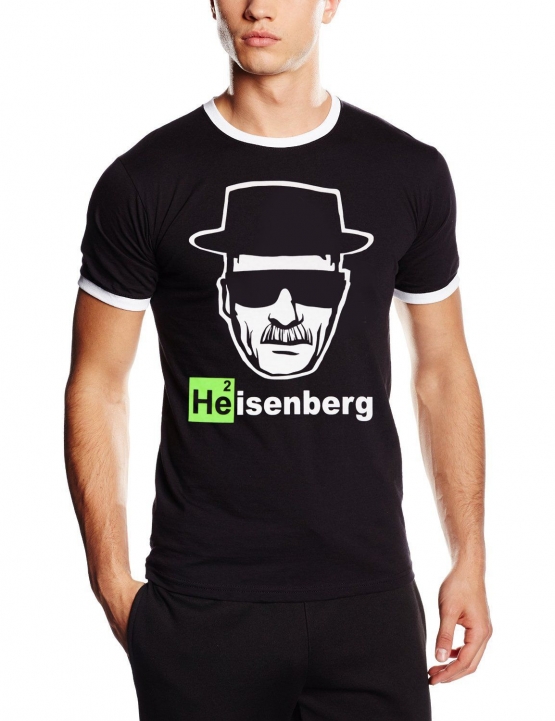 HEISENBERG HEAD LOGO RINGER T-Shirt div. Farben S M L XL 2XL