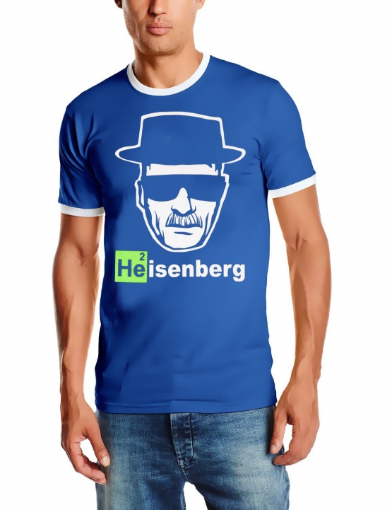 HEISENBERG HEAD LOGO RINGER T-Shirt div. Farben S M L XL 2XL